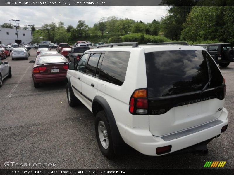 Summit White / Tan 2002 Mitsubishi Montero Sport LS 4x4