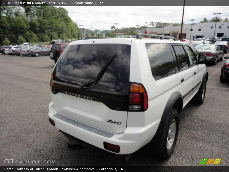 Summit White / Tan 2002 Mitsubishi Montero Sport LS 4x4