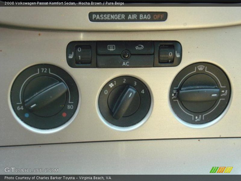 Mocha Brown / Pure Beige 2008 Volkswagen Passat Komfort Sedan