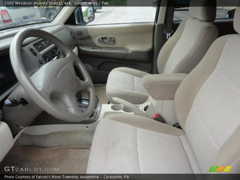  2002 Montero Sport LS 4x4 Tan Interior