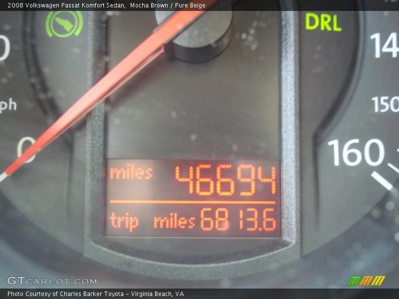 Mocha Brown / Pure Beige 2008 Volkswagen Passat Komfort Sedan