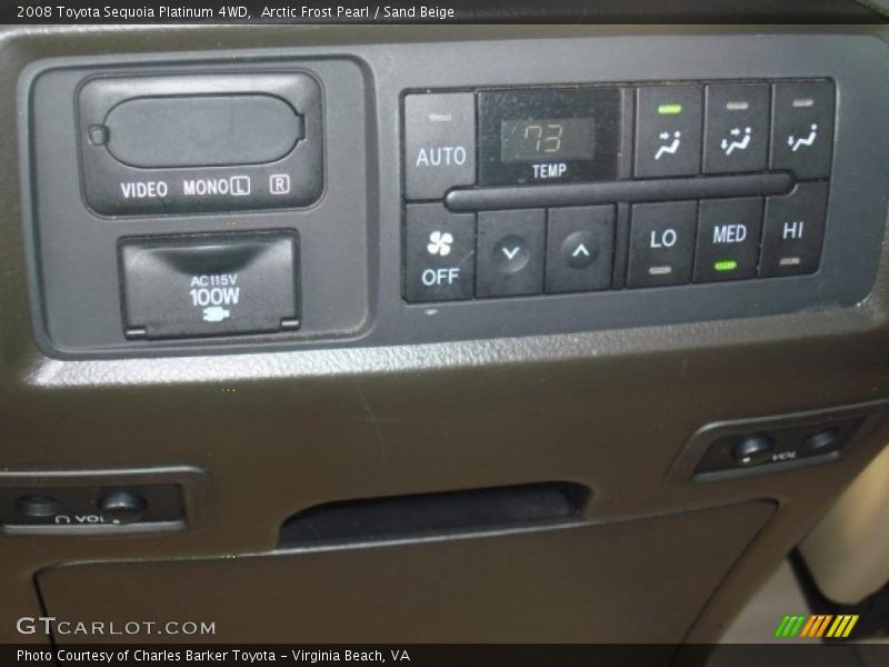 Arctic Frost Pearl / Sand Beige 2008 Toyota Sequoia Platinum 4WD