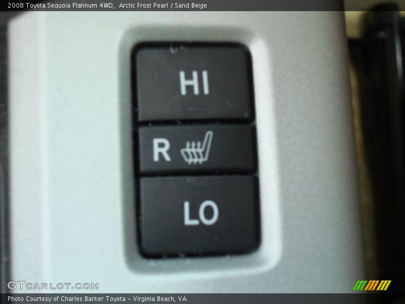 Arctic Frost Pearl / Sand Beige 2008 Toyota Sequoia Platinum 4WD