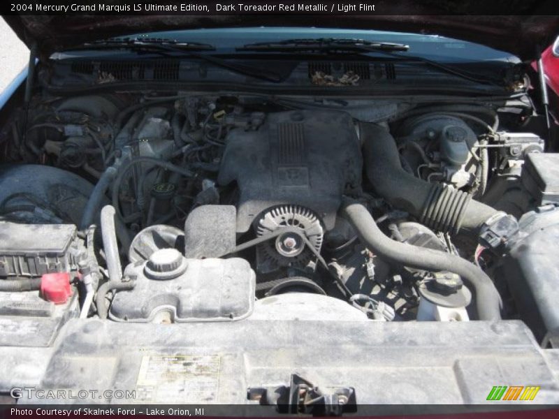 Dark Toreador Red Metallic / Light Flint 2004 Mercury Grand Marquis LS Ultimate Edition