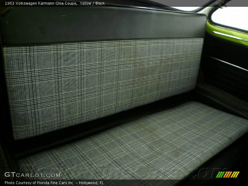 Yellow / Black 1963 Volkswagen Karmann Ghia Coupe