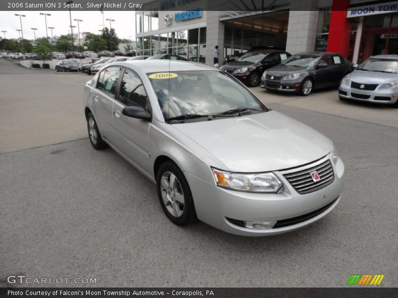 Silver Nickel / Gray 2006 Saturn ION 3 Sedan