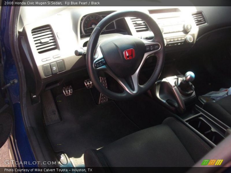 Fiji Blue Pearl / Black 2008 Honda Civic Mugen Si Sedan