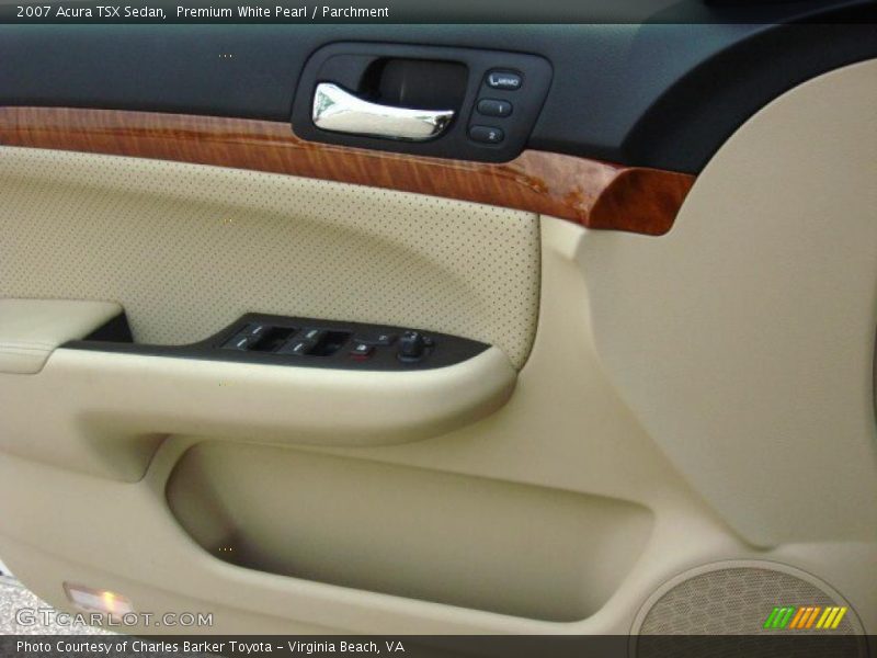 Premium White Pearl / Parchment 2007 Acura TSX Sedan