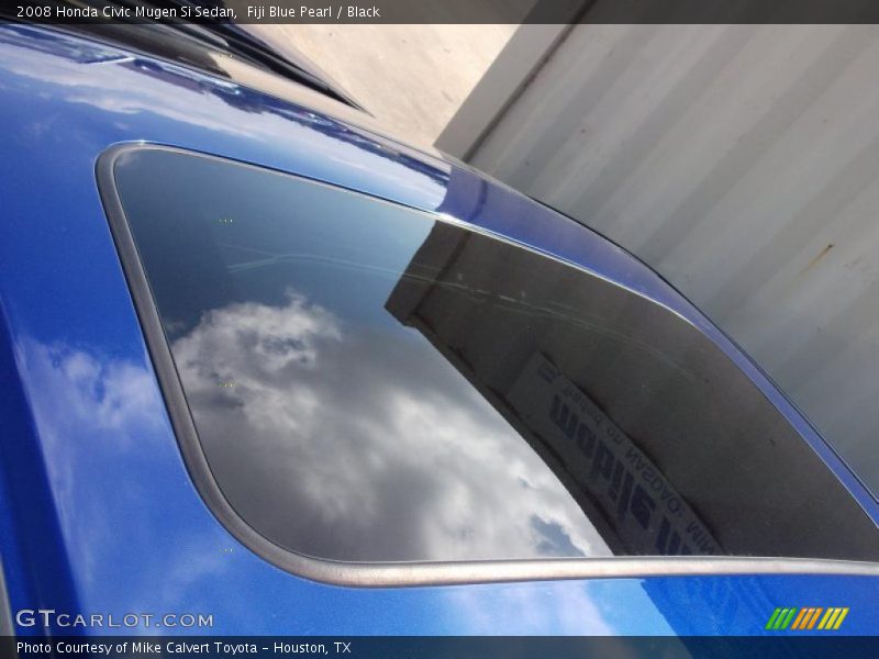 Fiji Blue Pearl / Black 2008 Honda Civic Mugen Si Sedan
