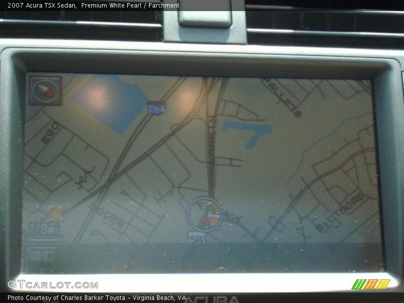 Premium White Pearl / Parchment 2007 Acura TSX Sedan