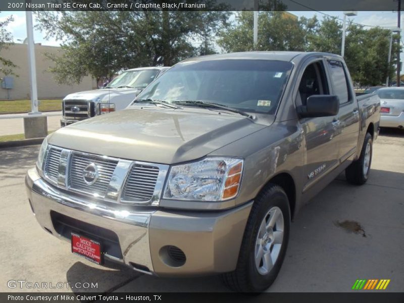 Granite / Graphite Black/Titanium 2007 Nissan Titan SE Crew Cab