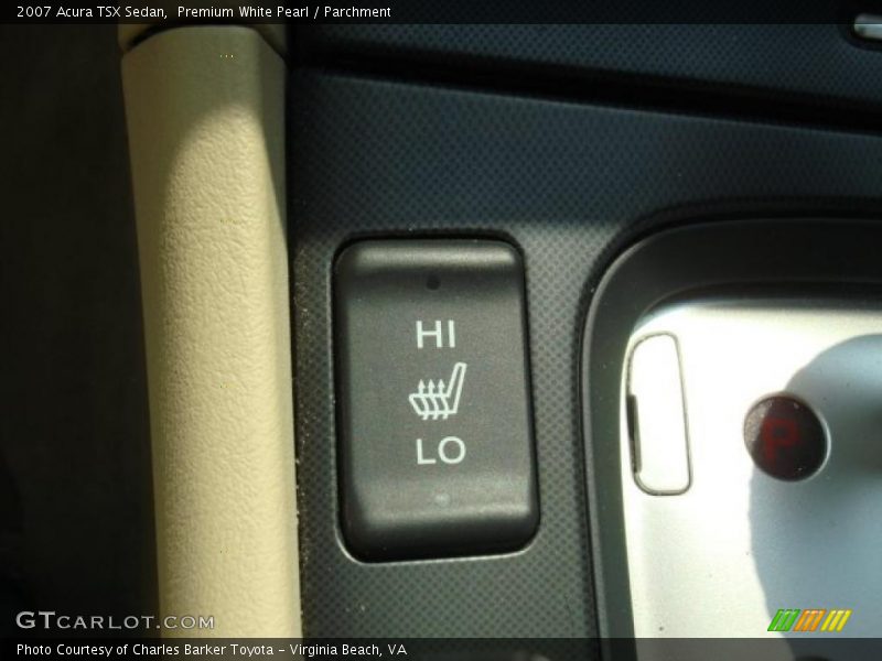 Premium White Pearl / Parchment 2007 Acura TSX Sedan