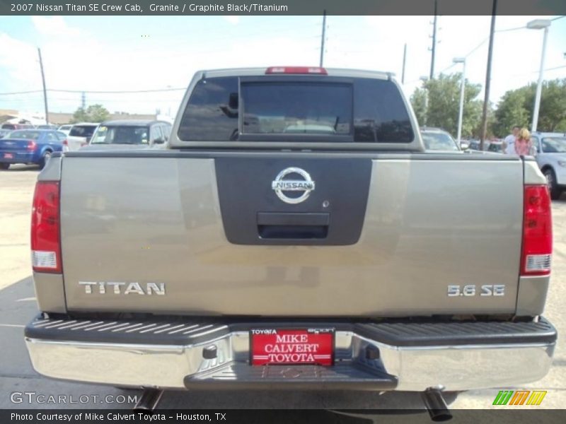 Granite / Graphite Black/Titanium 2007 Nissan Titan SE Crew Cab