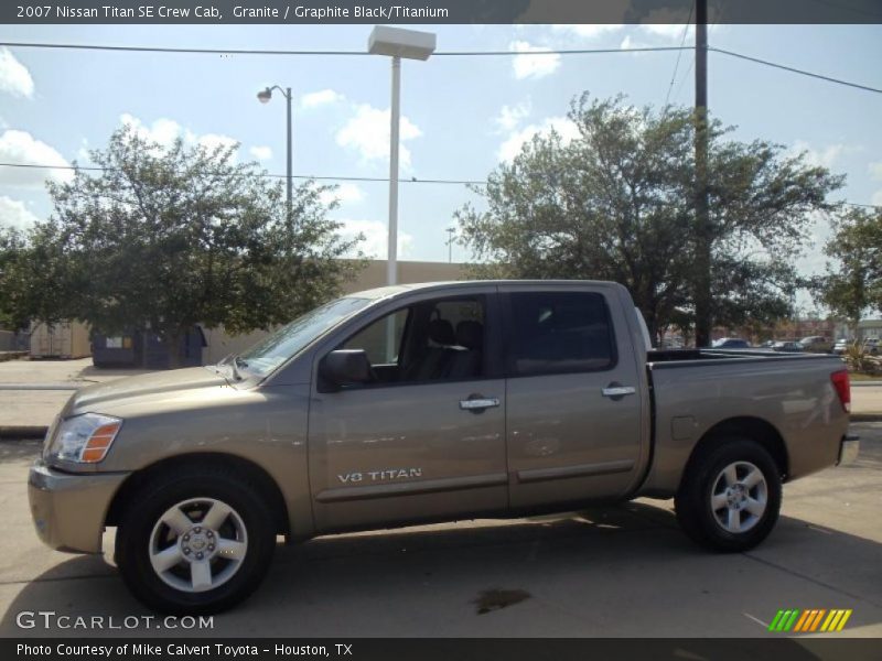 Granite / Graphite Black/Titanium 2007 Nissan Titan SE Crew Cab