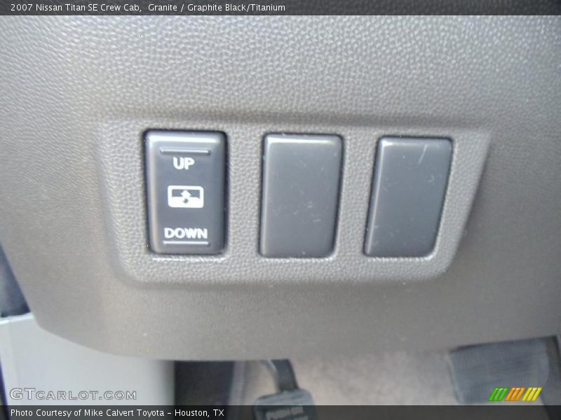 Granite / Graphite Black/Titanium 2007 Nissan Titan SE Crew Cab