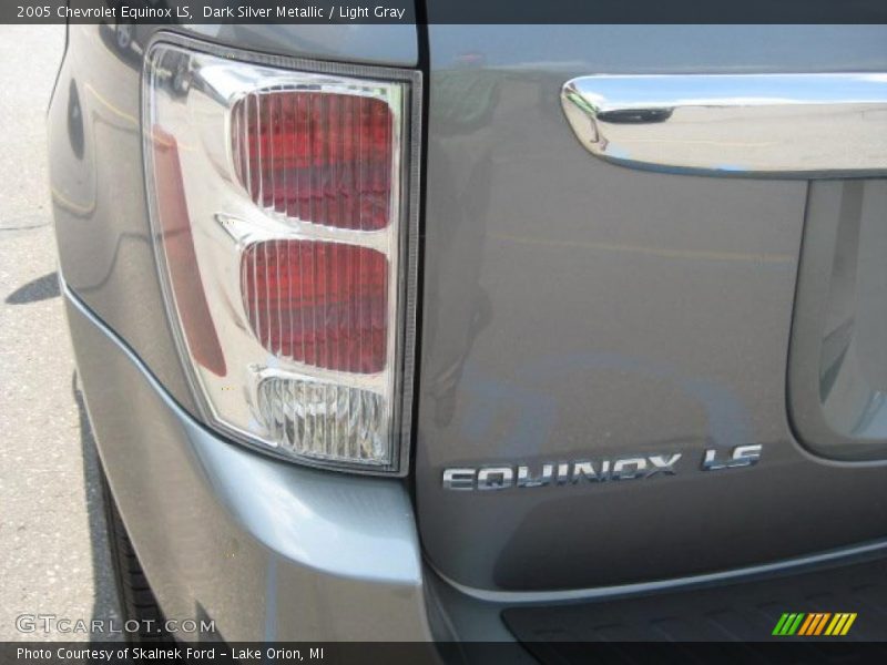 Dark Silver Metallic / Light Gray 2005 Chevrolet Equinox LS