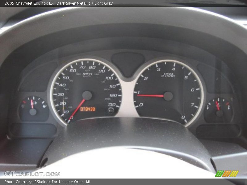 Dark Silver Metallic / Light Gray 2005 Chevrolet Equinox LS