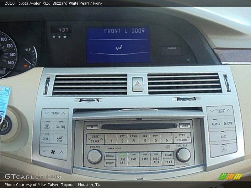 Blizzard White Pearl / Ivory 2010 Toyota Avalon XLS