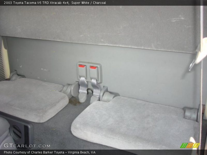 Super White / Charcoal 2003 Toyota Tacoma V6 TRD Xtracab 4x4