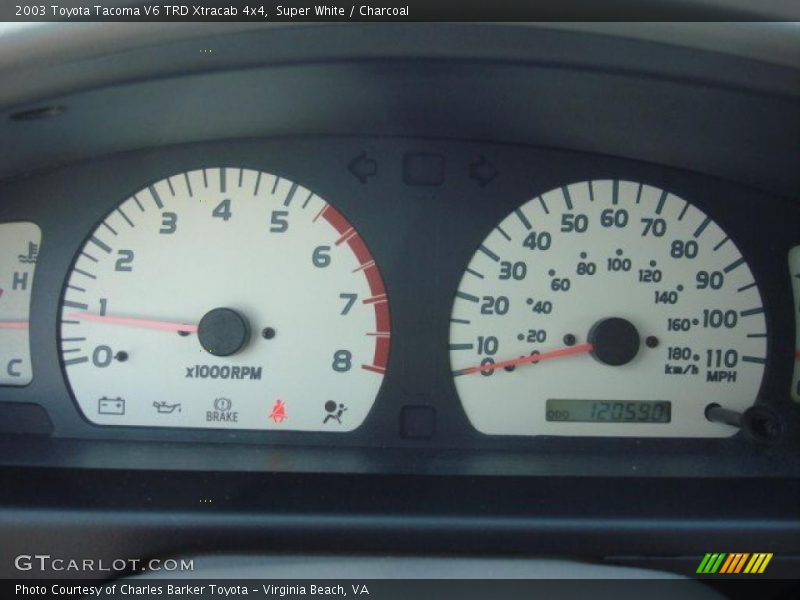  2003 Tacoma V6 TRD Xtracab 4x4 V6 TRD Xtracab 4x4 Gauges