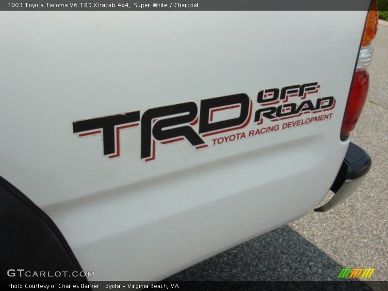  2003 Tacoma V6 TRD Xtracab 4x4 Logo