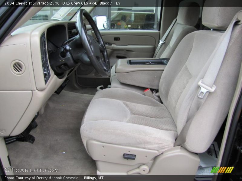 Black / Tan 2004 Chevrolet Silverado 2500HD LS Crew Cab 4x4