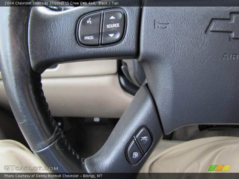 Black / Tan 2004 Chevrolet Silverado 2500HD LS Crew Cab 4x4