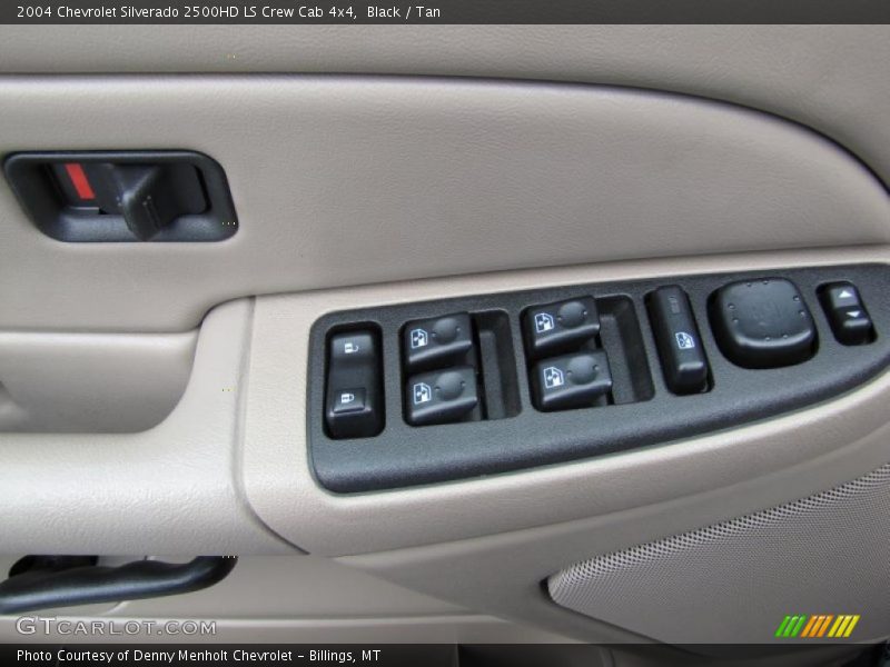Black / Tan 2004 Chevrolet Silverado 2500HD LS Crew Cab 4x4