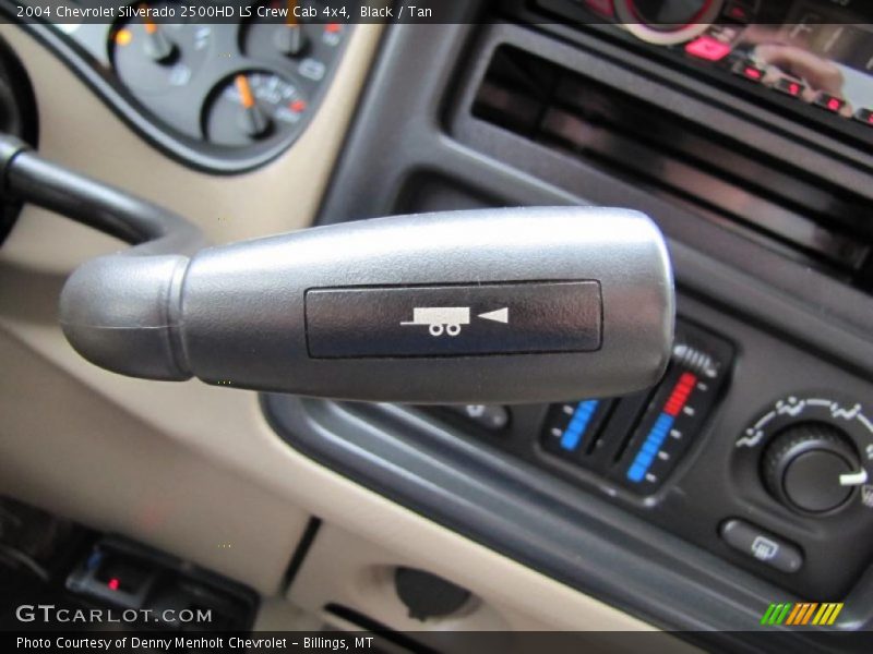 Black / Tan 2004 Chevrolet Silverado 2500HD LS Crew Cab 4x4