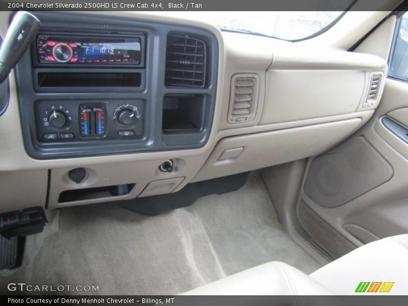 Black / Tan 2004 Chevrolet Silverado 2500HD LS Crew Cab 4x4