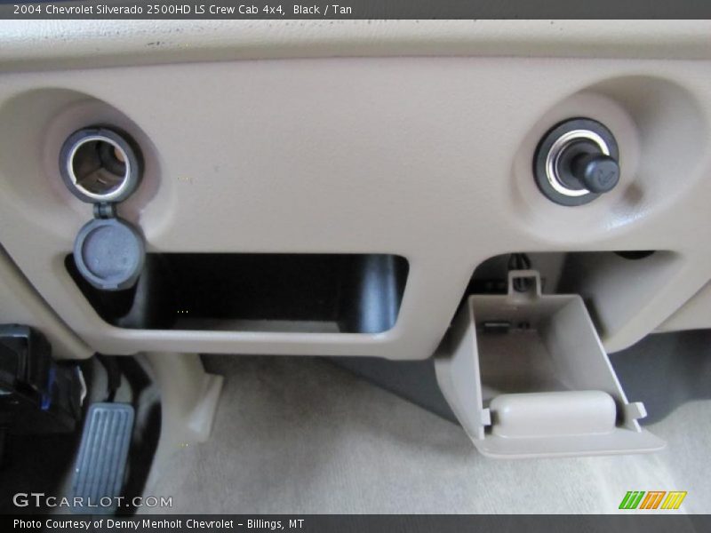 Black / Tan 2004 Chevrolet Silverado 2500HD LS Crew Cab 4x4