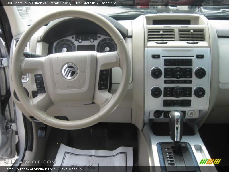 Silver Metallic / Cashmere 2008 Mercury Mariner V6 Premier 4WD