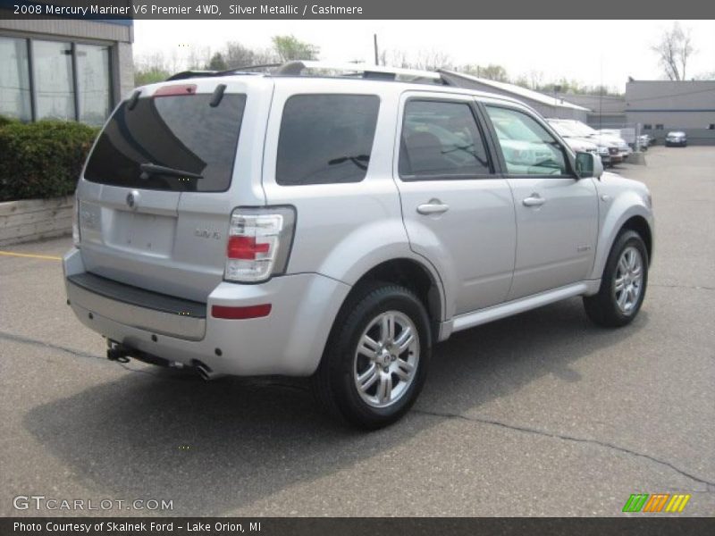 Silver Metallic / Cashmere 2008 Mercury Mariner V6 Premier 4WD