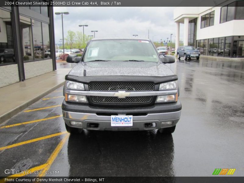 Black / Tan 2004 Chevrolet Silverado 2500HD LS Crew Cab 4x4