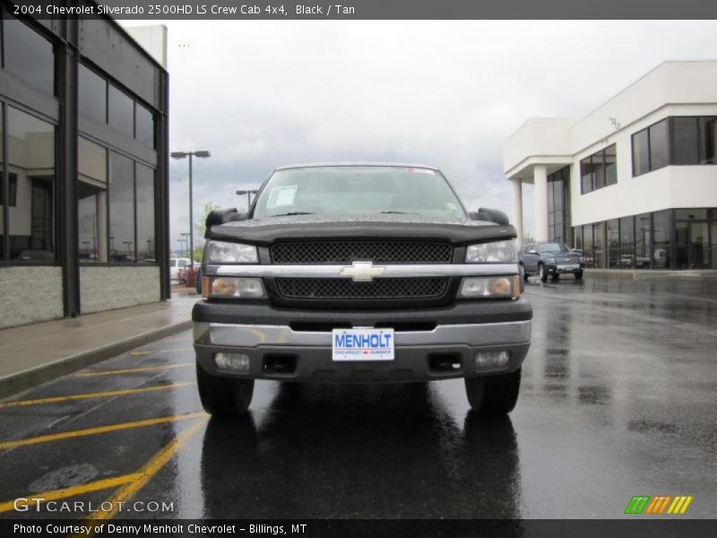 Black / Tan 2004 Chevrolet Silverado 2500HD LS Crew Cab 4x4