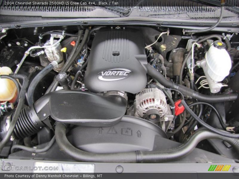 Black / Tan 2004 Chevrolet Silverado 2500HD LS Crew Cab 4x4