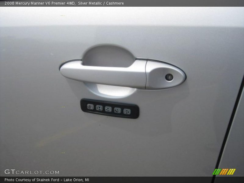 Silver Metallic / Cashmere 2008 Mercury Mariner V6 Premier 4WD