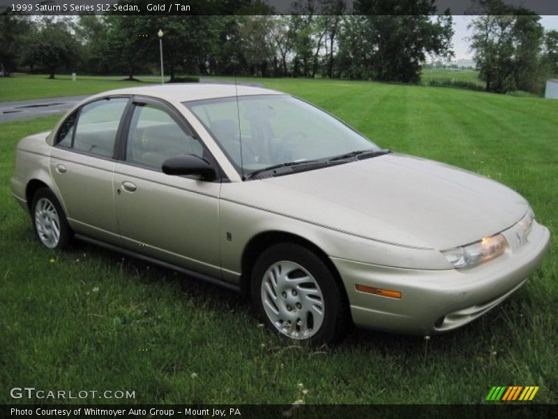 Gold / Tan 1999 Saturn S Series SL2 Sedan