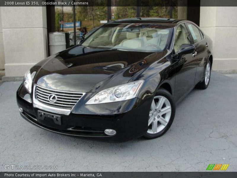 Obsidian Black / Cashmere 2008 Lexus ES 350