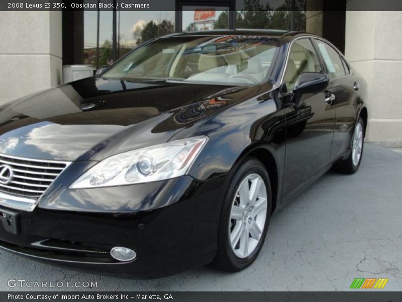 Obsidian Black / Cashmere 2008 Lexus ES 350