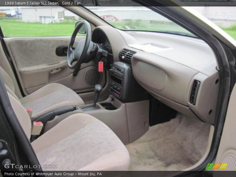 Gold / Tan 1999 Saturn S Series SL2 Sedan