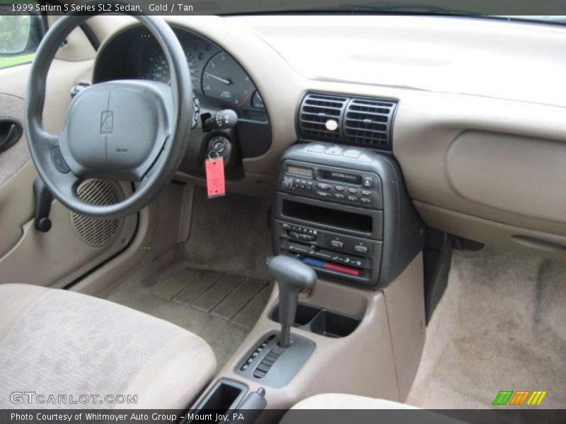 Gold / Tan 1999 Saturn S Series SL2 Sedan