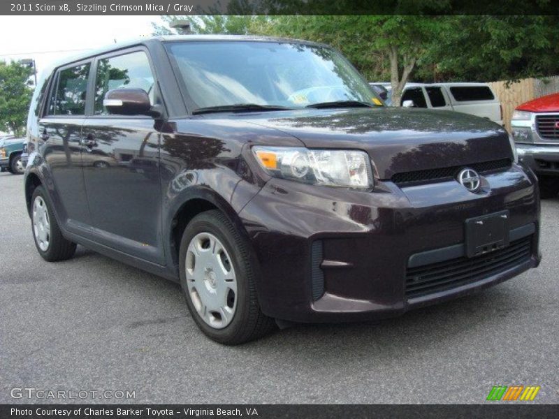 Sizzling Crimson Mica / Gray 2011 Scion xB