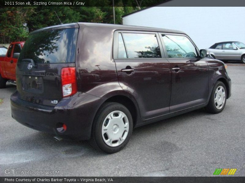 Sizzling Crimson Mica / Gray 2011 Scion xB