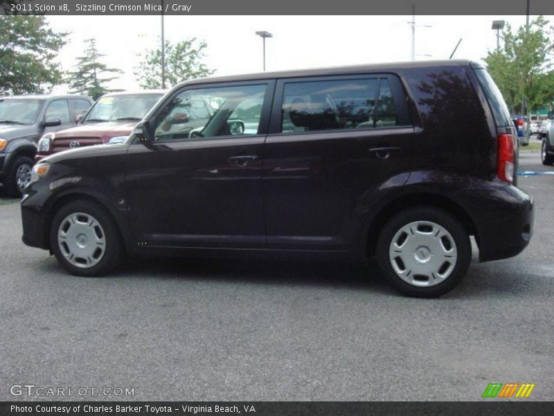 Sizzling Crimson Mica / Gray 2011 Scion xB