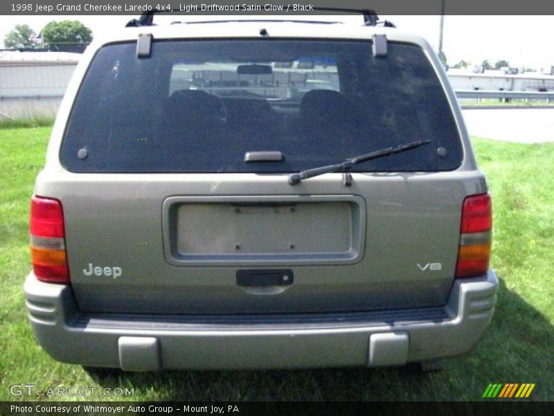 Light Driftwood Satin Glow / Black 1998 Jeep Grand Cherokee Laredo 4x4