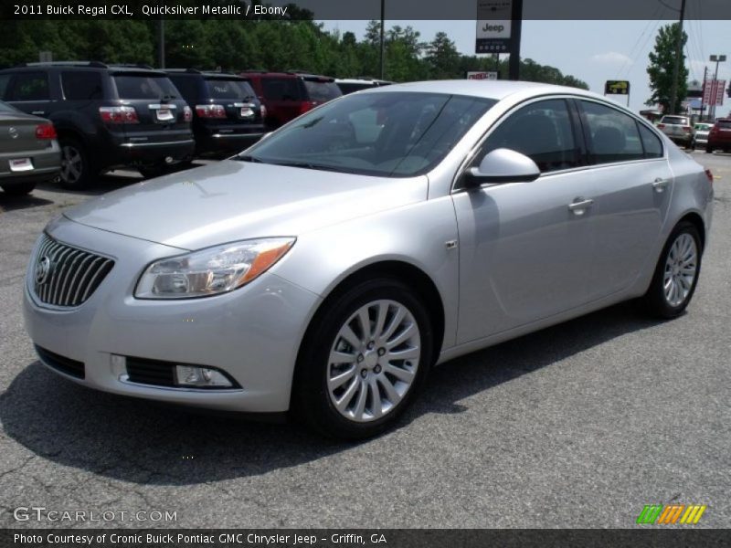 Quicksilver Metallic / Ebony 2011 Buick Regal CXL