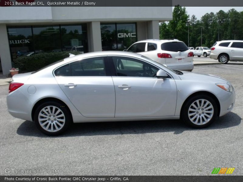 Quicksilver Metallic / Ebony 2011 Buick Regal CXL