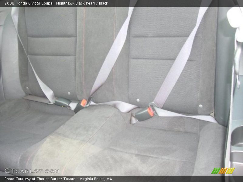 Nighthawk Black Pearl / Black 2008 Honda Civic Si Coupe