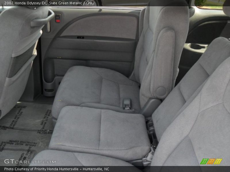 Slate Green Metallic / Gray 2007 Honda Odyssey EX